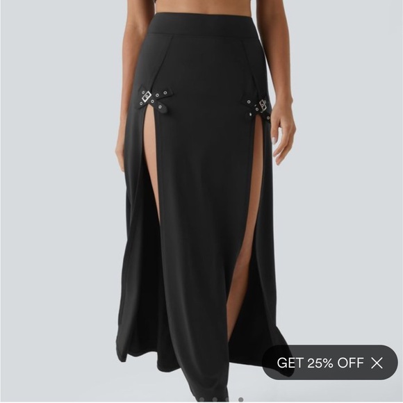 [Halara] NWT Waisted Decorative Buckle Split 2-in-1 Maxi
Casual Skirt - Picture 5 of 12